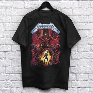 Master of Space T-Shirt Unisex (For Men and Women) Gamer Shirt Heavy Metal Shirts Video game Shirt Music Retro