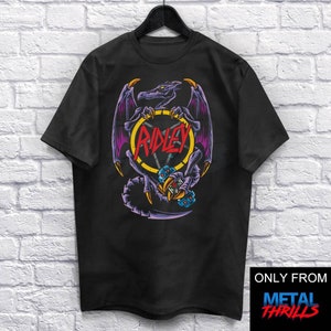 Dragon Metal T-Shirt Unisex (For Men and Women) Gamer Shirt Heavy Metal Shirts Video game Shirt Music Retro