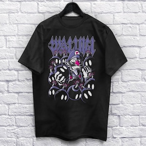 Wah Bob Omb T-Shirt Unisex (Für Männer und Frauen) Lustiges Shirt Gamer Shirt Heavy Metal Shirts Videospiel Shirt Musik Retro