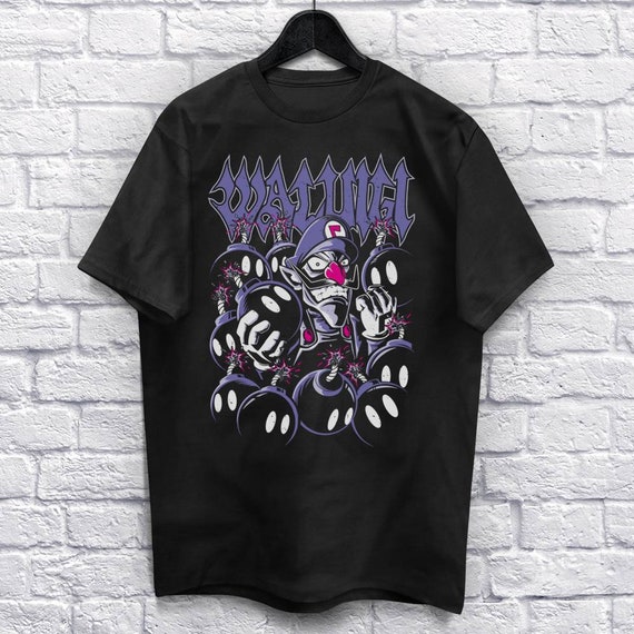 Camiseta Wah Bob Omb Unisex para hombres y mujeres camiseta divertida camiseta de jugador camisetas de Heavy Metal camiseta de videojuegos musica Retro Etsy Espana