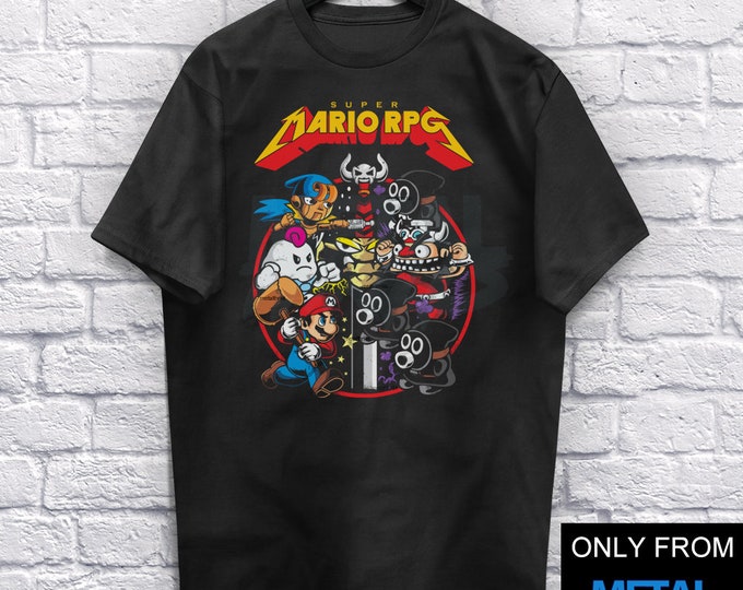 Super Battle T-Shirt Unisex (For Men and Women) Funny Shirt Gamer Shirt Heavy Metal Shirts Video game Shirt Music Retro 90s