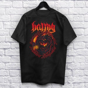 Evil Fight T-Shirt Unisex (For Men and Women) Fantasy Movie Shirt Heavy Metal Shirts. Sauron Shirt Music Tshirt