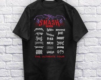 Camiseta unisex Clash Fest (para hombres y mujeres), camiseta divertida, camiseta de jugador, camisetas de heavy metal, camiseta de videojuegos, música retro