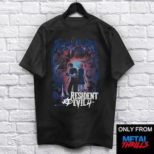 4ever Evil Escape T-Shirt Unisex (For Men and Women) Horror Shirt Heavy Metal Funny Shirts. Metalhead Shirt Music Tee Sci-Fi