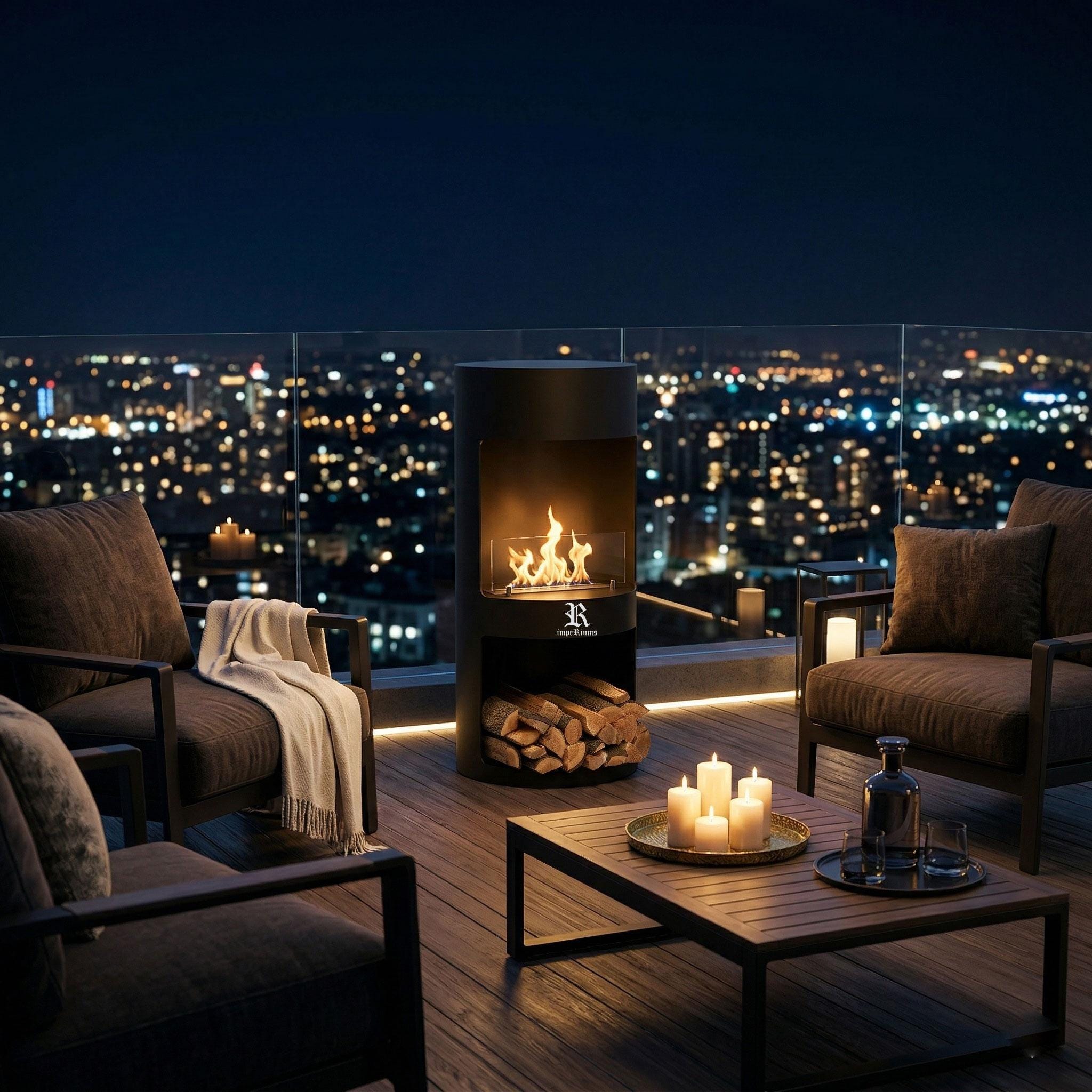 Imperiums Moka Bioethanol Fireplace | Freestanding Portable Ethanol