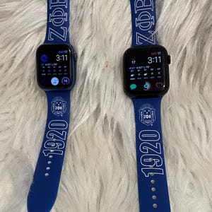 Zeta Phi Beta Apple Watch Band