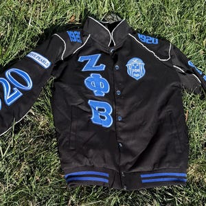 Zeta Phi Beta Race Jacket,Zeta Phi Beta , So sweet, finer womanhood, Zeta Jacket