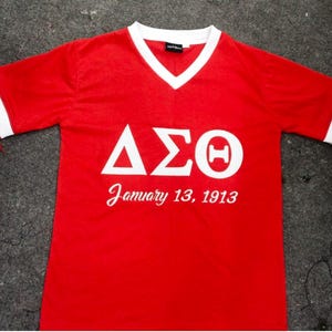 Delta Sigma Theta embroidered t shirt