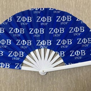 Zeta Phi Beta clacking fan