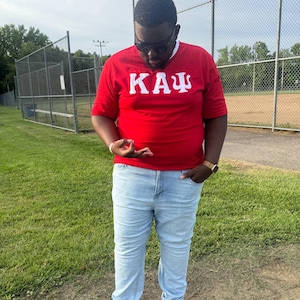 Kappa Alpha Psi embroidered t shirt