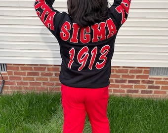 Delta sigma thêta, J13, sororité, sweat-shirt brodé Delta ou sweat-shirt ras du cou 1913