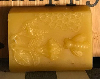 Pure Beeswax bars small batch hand poured melts
