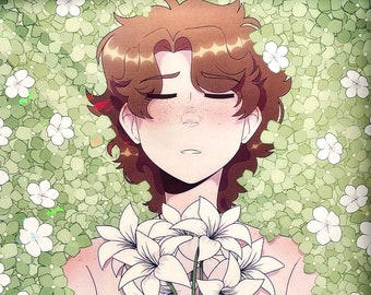 Clover - Holographic Art Print