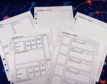Ultimate D&D 5e DM Sheet (15+ variations)