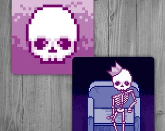 Pixel Bones - Sticker Set