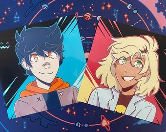 Gene & Deg dual prints