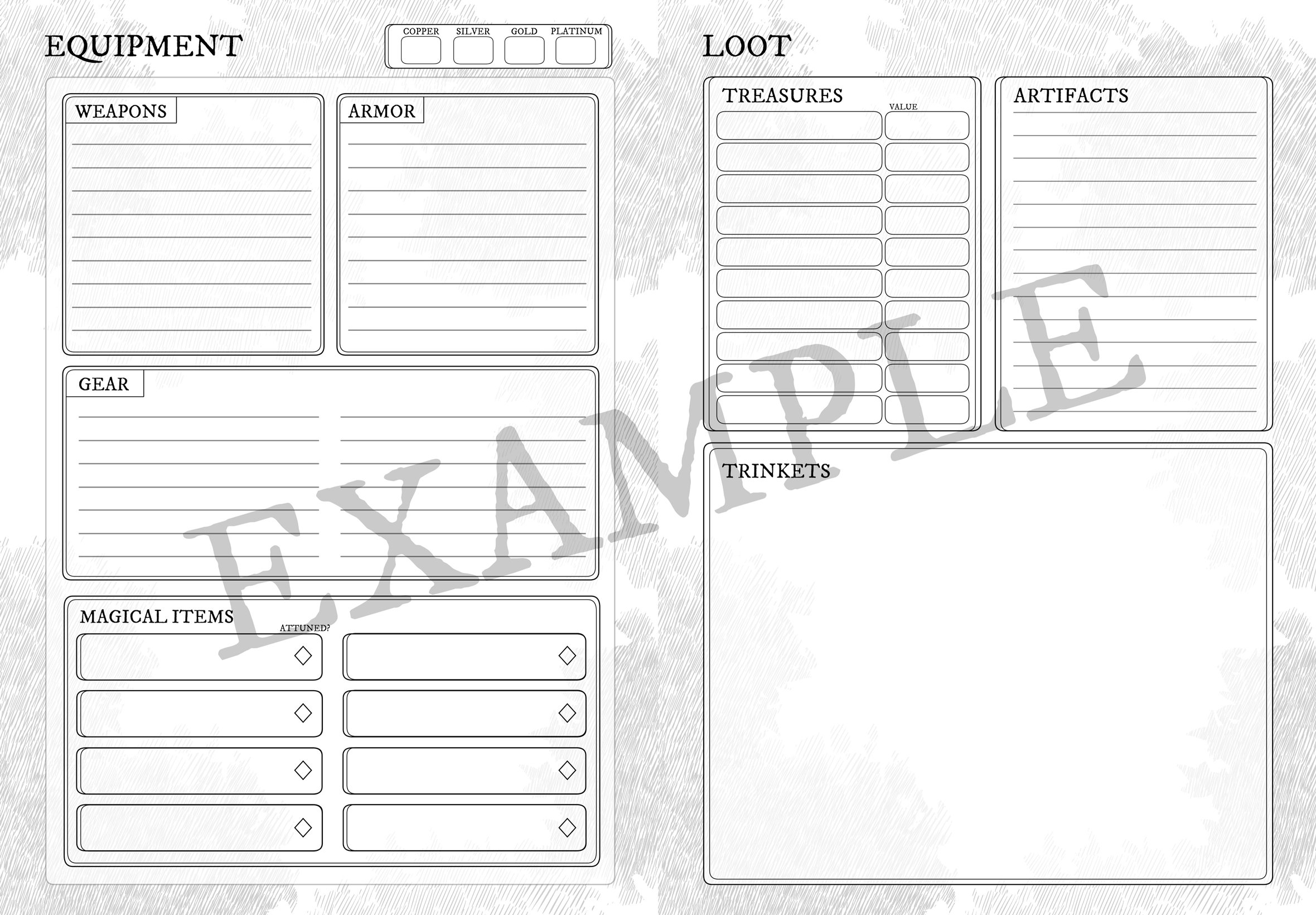 Ultimate D&D 5e Character Sheet PDF Etsy Ireland