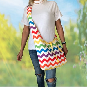 Sac à bandoulière BOHO, sac de festival, sac hippie coloré, style doux et décontracté pour femme, sac HOBO, cabas végétalien
