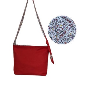 LINNEN CASUAL BAG, verstelbare riemlengte, eenkleurige draagtas met schattige voering,