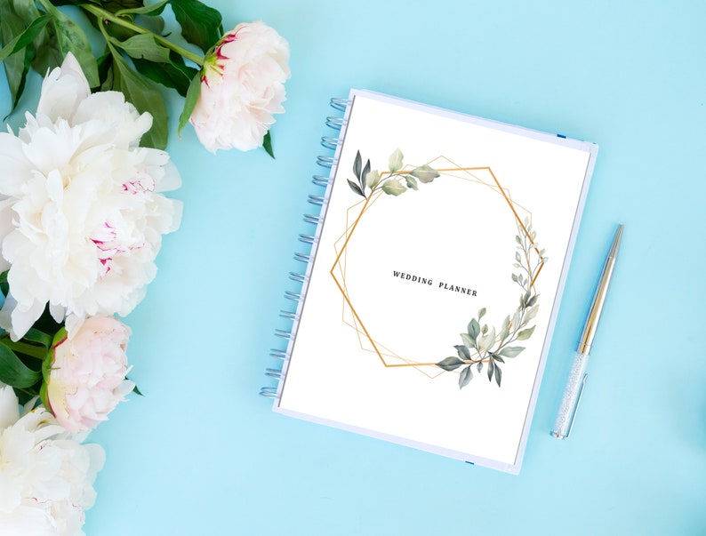 Floral Wedding Planner Printable Wedding Planner Kit Wedding Etsy