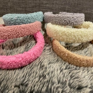 Boucle Knit Covered Alice Bands