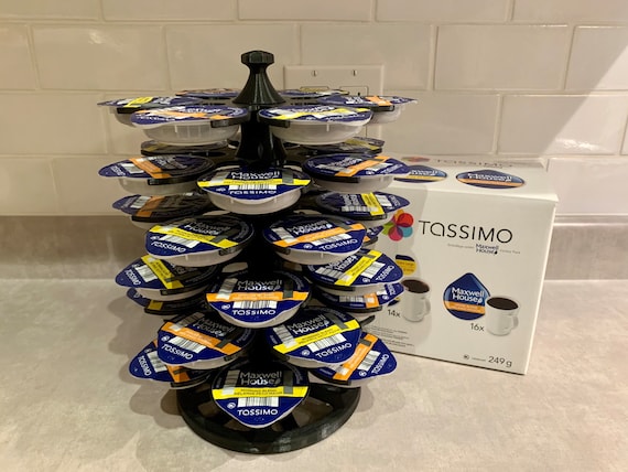 Porte-dosettes rotatif Tassimo Noir Niveau personnalisable -  France