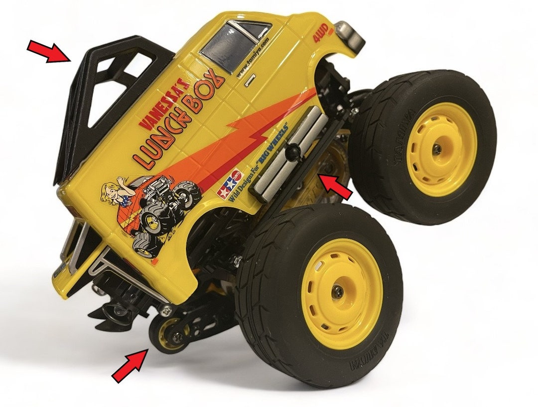 Wheelie Bar, Upper Arm Connectors, and Roll Bar (upgrade Kit Combo ...