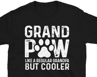 Grand Paw Shirt, Funny Dog Grandpa Shirt, Gift for Dog Lover, Grandpaw Cat, Dog Owner Shirt, Cat Grandpa Shirt, Distressed Father Day 2023