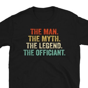 Officiant Proposal Tshirt, Wedding Officiant Shirt, Officiant Gift, Will You Be Our Officiant Shirt, Gift for Officiant Man Myth Legend