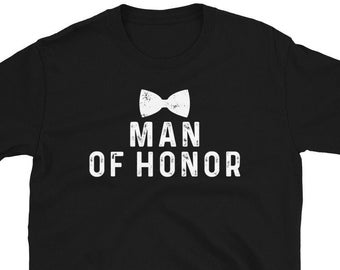 Camisa do homem de honra, presente do homem de honra, camiseta de casamento, proposta engraçada do noivo, presente da proposta do homem de honra