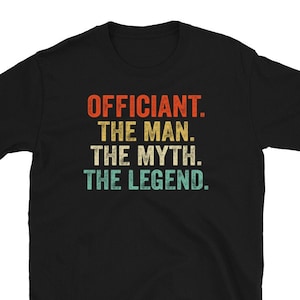 Officiant Proposal Tshirt, Wedding Officiant Shirt, Officiant Gift, Will You Be Our Officiant Shirt, Gift for Officiant Man Myth Legend