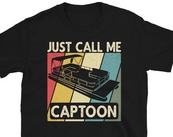 Pontoon Captain Shirt, Pontoon Boat T shirts, Funny Pontoon Shirt, Pontoon Boat Captain,Boating shirt, Gift for Boat Owner,Pontoon Dad Shirt