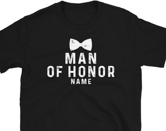 Camisa personalizada do homem de honra, presente do homem de honra, camiseta de casamento, proposta engraçada do noivo, presente da proposta do homem de honra