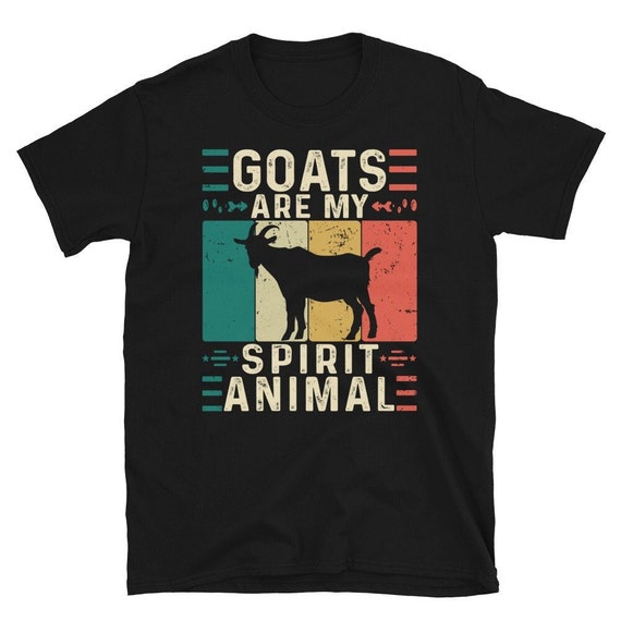 Goats T-Shirt Spirit Animal Tshirt Farm Love Tee Gift Goats T-Shirt Spirit Animal Tshirt Farm Love Tee Gift