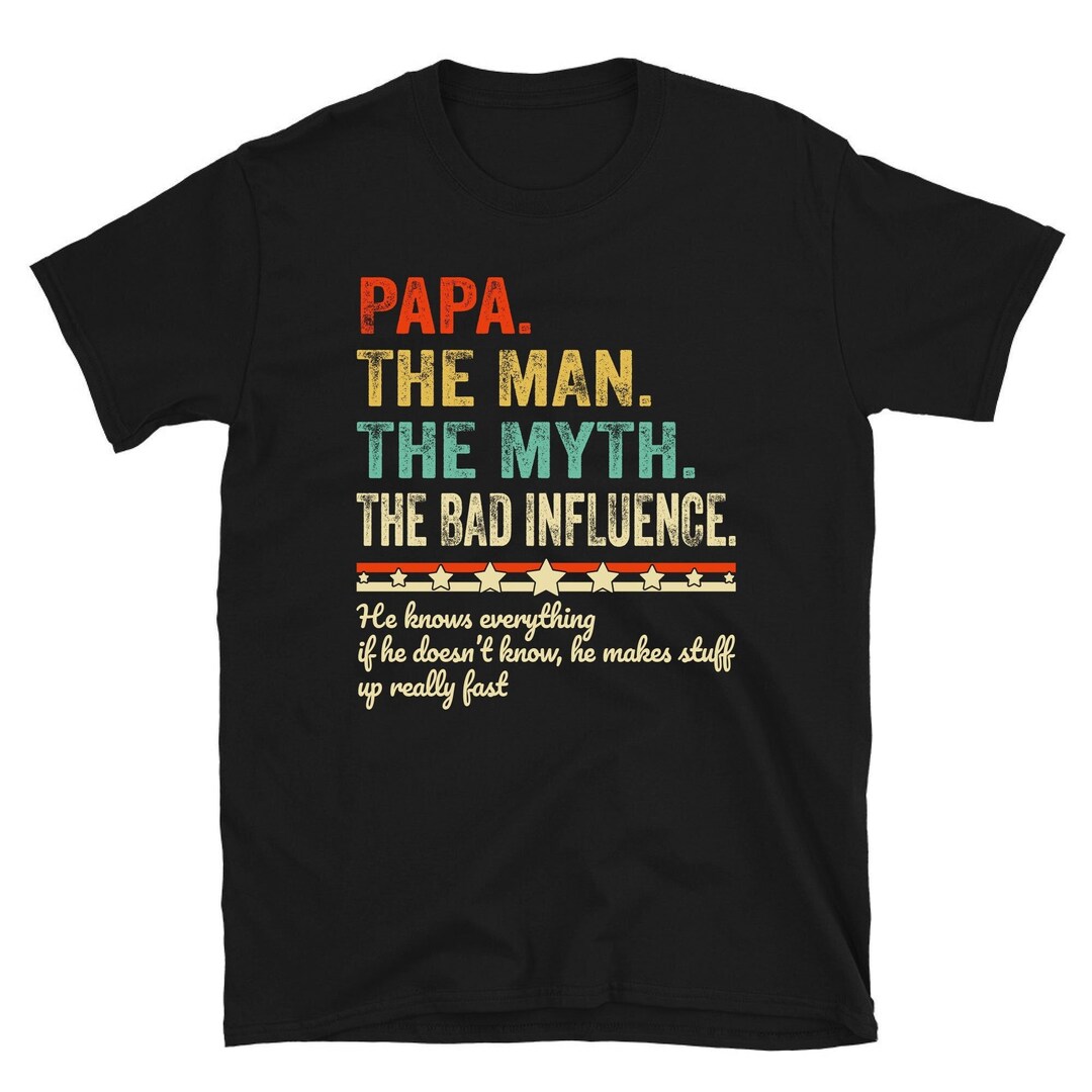 Funny "Papa The Man The Myth The Legend" Baseball Cap - Distressed Washed Cotton, Adjustable, Great Gift For Dad