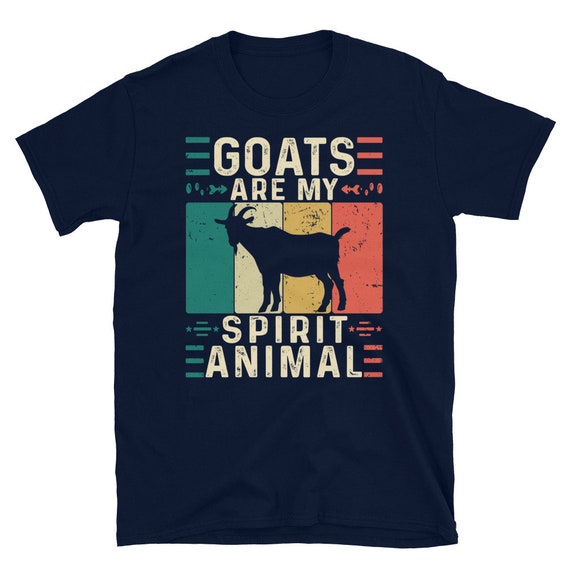 Goats T-Shirt Spirit Animal Tshirt Farm Love Tee Gift Goats T-Shirt Spirit Animal Tshirt Farm Love Tee Gift
