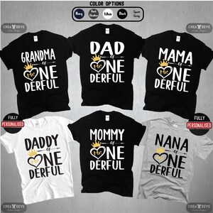 Camisa Mr Onederful, Mãe do Sr. Onederful, Camisas de mamãe e papai do primeiro aniversário do menino, Pais do Sr. Onederful, Pais Onderful