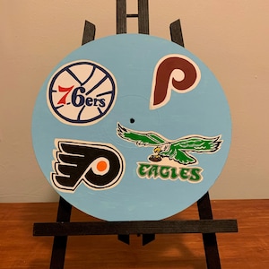 Professional Sports/College Custom Painted Vinyl Record