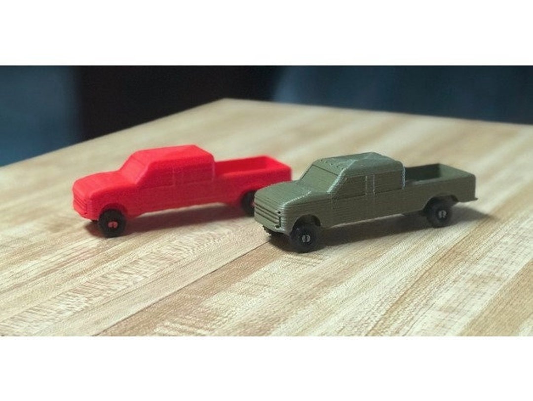 1:64 Extended Toy Truck 3D Print STL File for 3D Printing