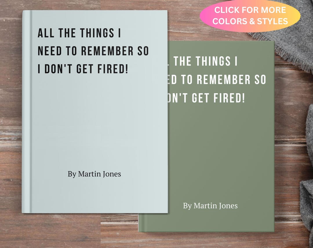 Funny Work Journal: Sarcastic Notebook for Coworkers - Etsy