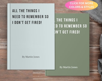 Funny Work Journal: Sarcastic Notebook for Coworkers