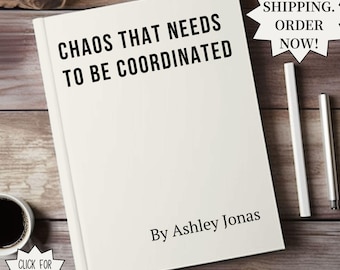 Chaos Coordinator Journal, Funny Work Journal, Notebook For Coworker Gift, Office Humor Journal, Sarcastic Journal Gifts For Boss