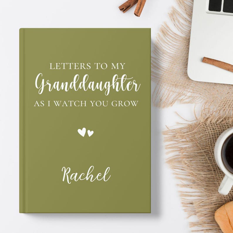 Letters to My Granddaughter Personalized Journal Granddaughter Birthday ...