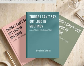 Funny Office Journal Gifts for Christmas, Sarcastic Workplace Tales Sassy work notebook, Custom employee gift Secret Santa Gift for Coworker