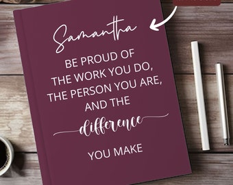 Personalized Retirement Journal: Corporate Farewell Gift