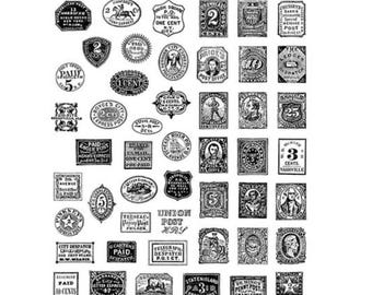 Tim Holtz - Stamp Collector - Cling Mounted Rubber Stamp Set