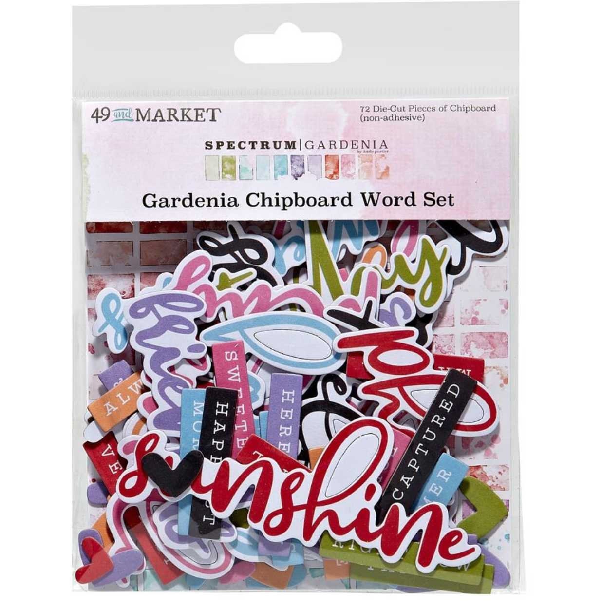 Stamperia Die Cuts Pink Christmas Assorted Die Cut Pieces 38 Piece  Assortment Chipboard Cut Outs DFLDC45 