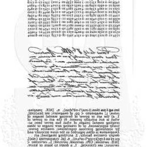 Stamp Set - Ledger Script - Tim Holtz Cling Mount Stamps - Stampers Anonymous