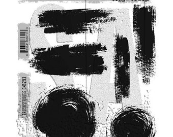 Stamp Set - Brushstrokes CMS293 - Tim Holtz Cling Mount Stamps - Stampers Anonymous