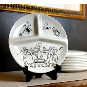 Divided Dinner Plate Etsy
